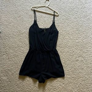 Black Romper Size S w Spaghetti Straps